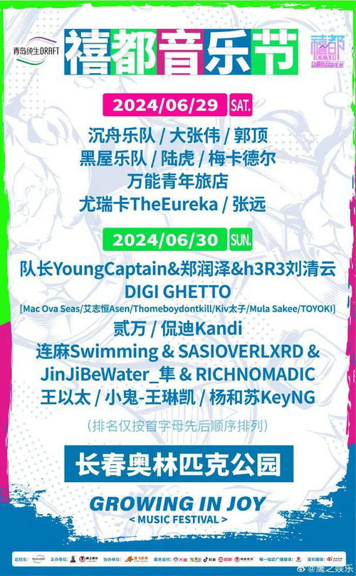 長春將有音樂節 這些歌手都會來 長春多處場館景區發布通知 長春將建一個地下博物館